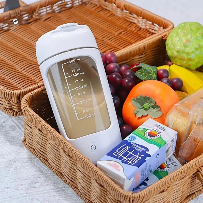 Electric Protein Powder Blender Cup Portable Automatic Type C Rechargeable Shaker Milkshake Sports Accompanying Fitness Blender