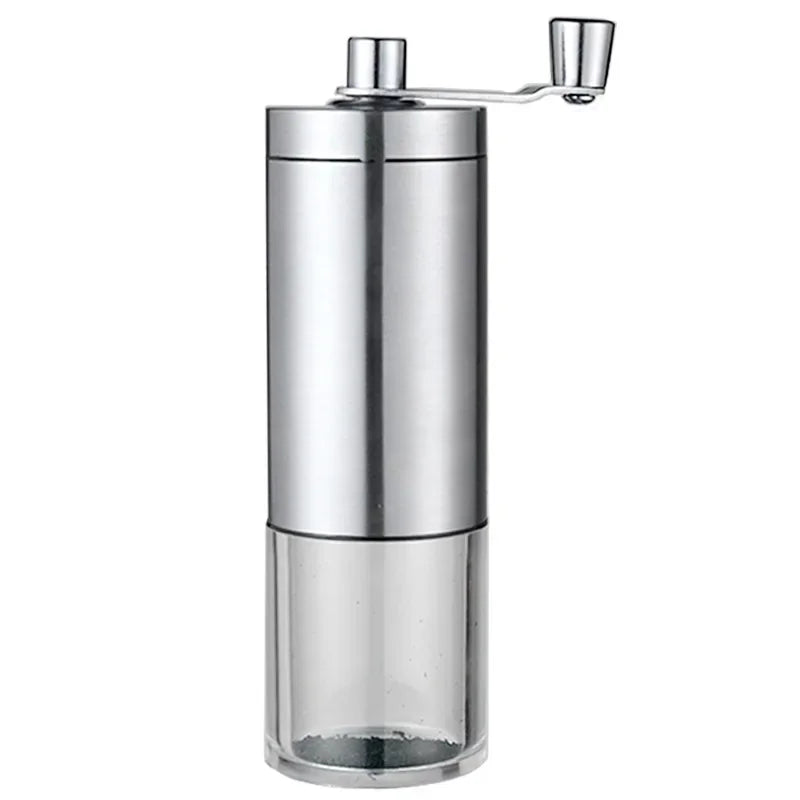 Portable Wood Grain Coffee Bean Grinder Stainless Steel Crank Manual Manual Handmade Coffee Grinder Mill Kitchen Tool Grinders