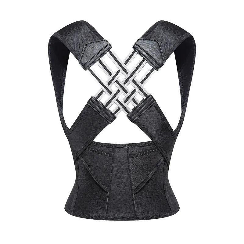 Magnetic Therapy Back Posture Corrector With Adjustable Shoulder Support For Sitting Posture Correction Breathable And Shaping