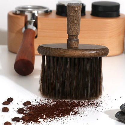 Wooden Handle Coffee Powder Cleaning Brush Countertop Cleaning tools Coffee Grinder Brushes Coffee grounds powder Cleaning brush